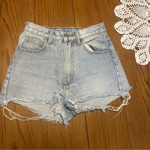 John Galt Brandy Melville Denim Light wash Shorts High Waisted